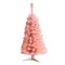 Nearly Natural 3’ Pre-Lit Mini Pink Artificial Christmas Tree, Clear LED Lights